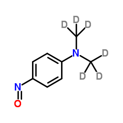 N,N-Bis[(2H3)methyl]-4-nitrosoaniline结构式