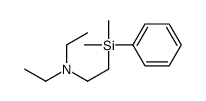 2-[dimethyl(phenyl)silyl]-N,N-diethylethanamine Structure
