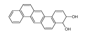 dibenzoanthracene-3,4-dihydrodiol Structure