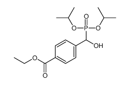 ethyl 4-((diisopropoxyphosphoryl)(hydroxy)methyl)benzoate Structure