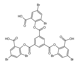 trimesoyl tris(3,5-dibromosalicylate)结构式