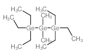 Trigermane,1,1,1,3,3,3-hexaethyl-2,2-dimethyl- structure