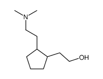 Cyclopentaneethanol, 2-[2-(dimethylamino)ethyl]- (8CI)结构式