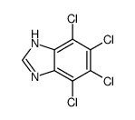 4,5,6,7-tetrachloro-1H-benzimidazole结构式