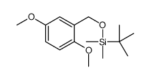 tert-butyl-[(2,5-dimethoxyphenyl)methoxy]-dimethylsilane Structure