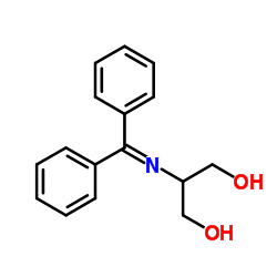 2-((Diphenylmethylene)amino)propane-1,3-diol Structure