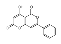 4-hydroxy-7-phenylpyrano[3,2-c]pyran-2,5-dione结构式