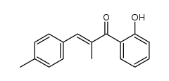 α,4-Dimethyl-2'-hydroxy-chalkon结构式