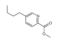 methyl 5-butylpyridine-2-carboxylate Structure