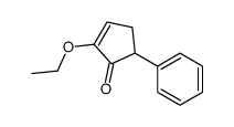 2-Cyclopenten-1-one,2-ethoxy-5-phenyl-(9CI) Structure