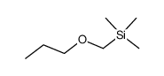 Silane, trimethyl(propoxymethyl)-结构式