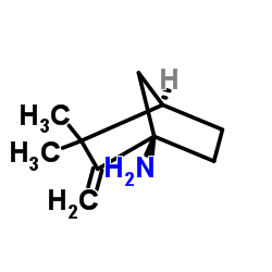 Bicyclo[2.2.1]heptan-1-amine, 3,3-dimethyl-2-methylene-, (1R,4R)- (9CI) structure