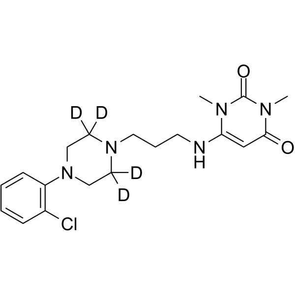2-Demethoxy-2-chloro Urapidil-d4 Structure