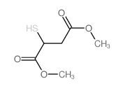 Butanedioic acid,2-mercapto-, 1,4-dimethyl ester结构式