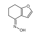 4,5,6,7-tetrahydrobenzo[b]furan-4-one (Z)-oxime结构式