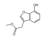 methyl 2-(7-hydroxybenzofuran-3-yl)acetate Structure