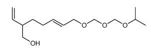 2-ethenyl-7-(propan-2-yloxymethoxymethoxy)hept-5-en-1-ol结构式