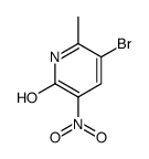 5-溴-2-羟基-3-硝基-6-甲基吡啶结构式