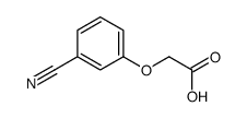(3-Cyanophenoxy)acetic acid structure