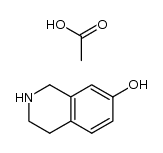 1,2,3,4-tetrahydro-isoquinolin-7-ol acetate结构式