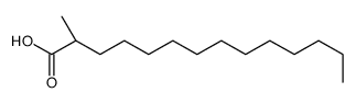 (2R)-2-methyltetradecanoic acid结构式