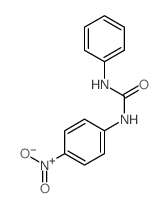 Urea,N-(4-nitrophenyl)-N'-phenyl- Structure