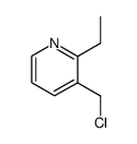 2-ethyl-3-chloromethylpyridine Structure