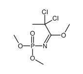 methyl 2,2-dichloro-N-dimethoxyphosphorylpropanimidate Structure