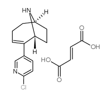 2-(6-氯-3-吡啶)-9-氮杂双环[4.2.1]-2-富马酸壬烯酯结构式