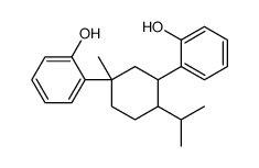 2-[5-(2-hydroxyphenyl)-5-methyl-2-propan-2-ylcyclohexyl]phenol结构式