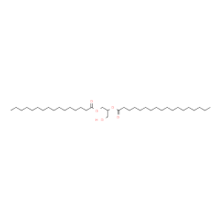 1-Palmitoyl-2-Stearoyl-rac-glycerol结构式