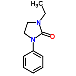 1-Ethyl-3-phenyl-2-imidazolidinone结构式