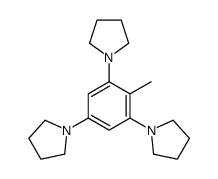 1-(2-methyl-3,5-dipyrrolidin-1-ylphenyl)pyrrolidine结构式