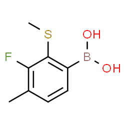 3-Fluoro-4-methyl-2-(methylthio)phenylboronic acid picture