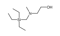 2-[methyl(triethylsilylmethyl)amino]ethanol Structure