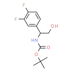 tert-butyl 1-(3,4-difluorophenyl)-2-hydroxyethylcarbamate picture