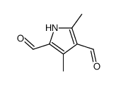 (6CI,7CI,8CI)-3,5-二甲基吡咯-2,4-二羧醛结构式