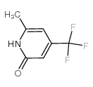 6-methyl-4-(trifluoromethyl)-2(1h)-pyridone structure