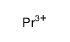 praseodymium(3+)结构式