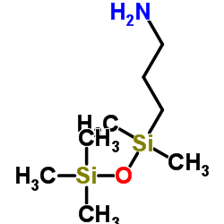 3-(Pentamethyldisiloxanyl)-1-propanamine structure