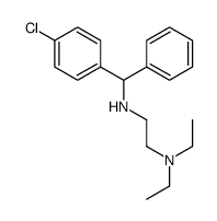 N'-[α-(p-Chlorophenyl)benzyl]-N,N-diethylethylenediamine结构式
