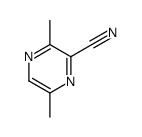 3,6-二甲基吡嗪-2-甲腈结构式