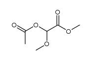 α-Methoxy-α-acetoxyessigsaeure-methylester结构式