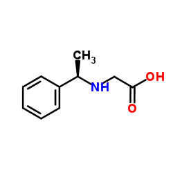 N-[(1R)-1-Phenylethyl]glycine结构式