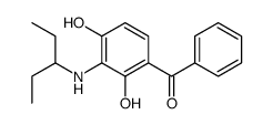 [2,4-dihydroxy-3-(pentan-3-ylamino)phenyl]-phenylmethanone Structure