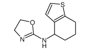 N-(4,5,6,7-tetrahydro-1-benzothiophen-4-yl)-4,5-dihydro-1,3-oxazol-2-amine Structure