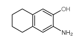 3-AMINO-5,6,7,8-TETRAHYDRO-2-NAPHTHOL结构式