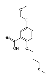 5-(methoxymethoxy)-2-(3-methylsulfanylpropoxy)benzamide Structure