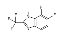 4,5-DIFLUORO-2-(TRIFLUOROMETHYL)BENZIMIDAZOLE structure