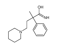 α-Methyl-α-phenyl-1-piperidinebutyramide结构式